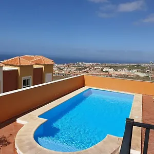 Roque Del Conde With Private Pool, Terrace With Fantastic Sea Views, Wifi, Garden, Garage Сasa de vacaciones Adeje